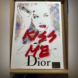 DEATH NYC 1/1 Print “ KISS ME DIOR “